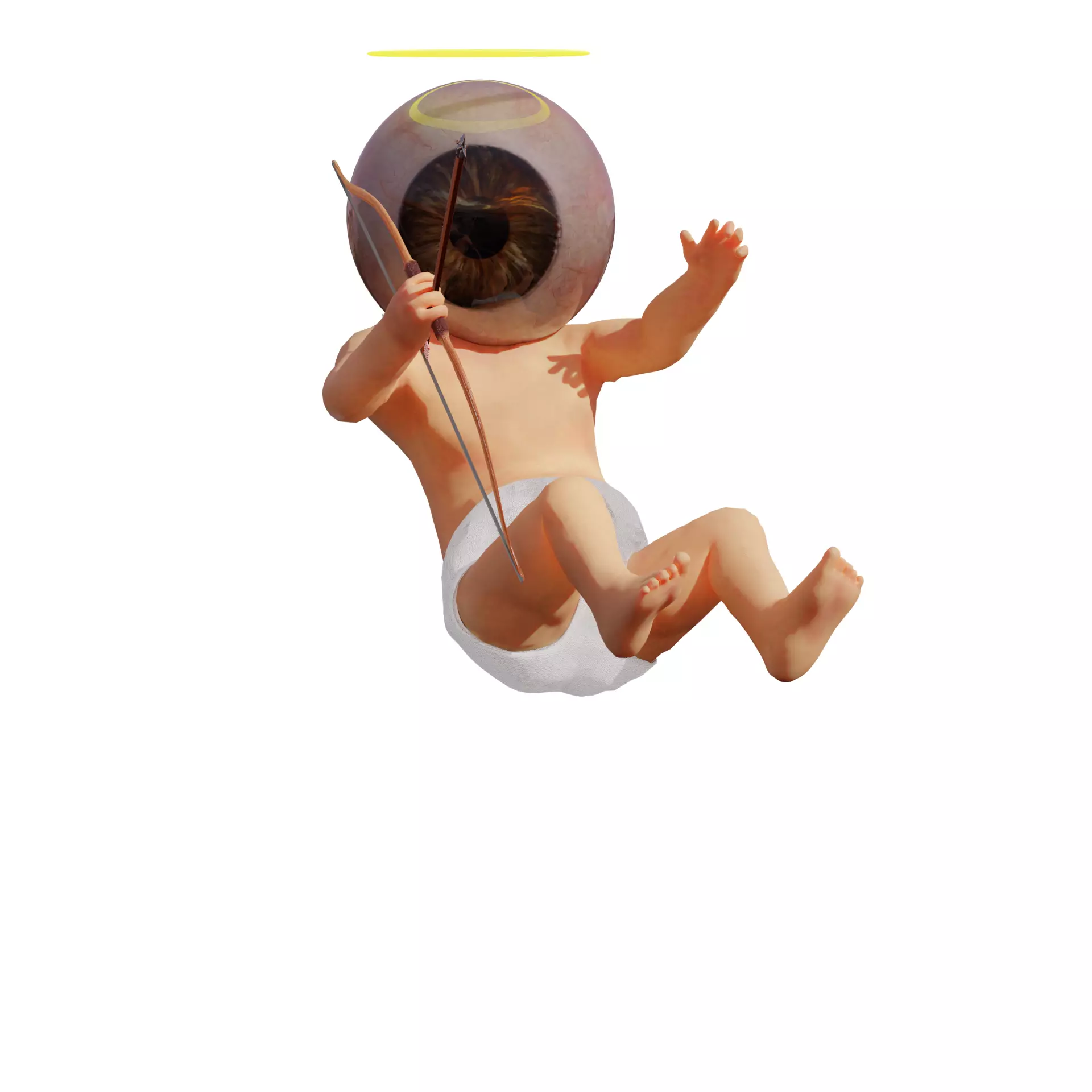 angel querubin 3D model_0