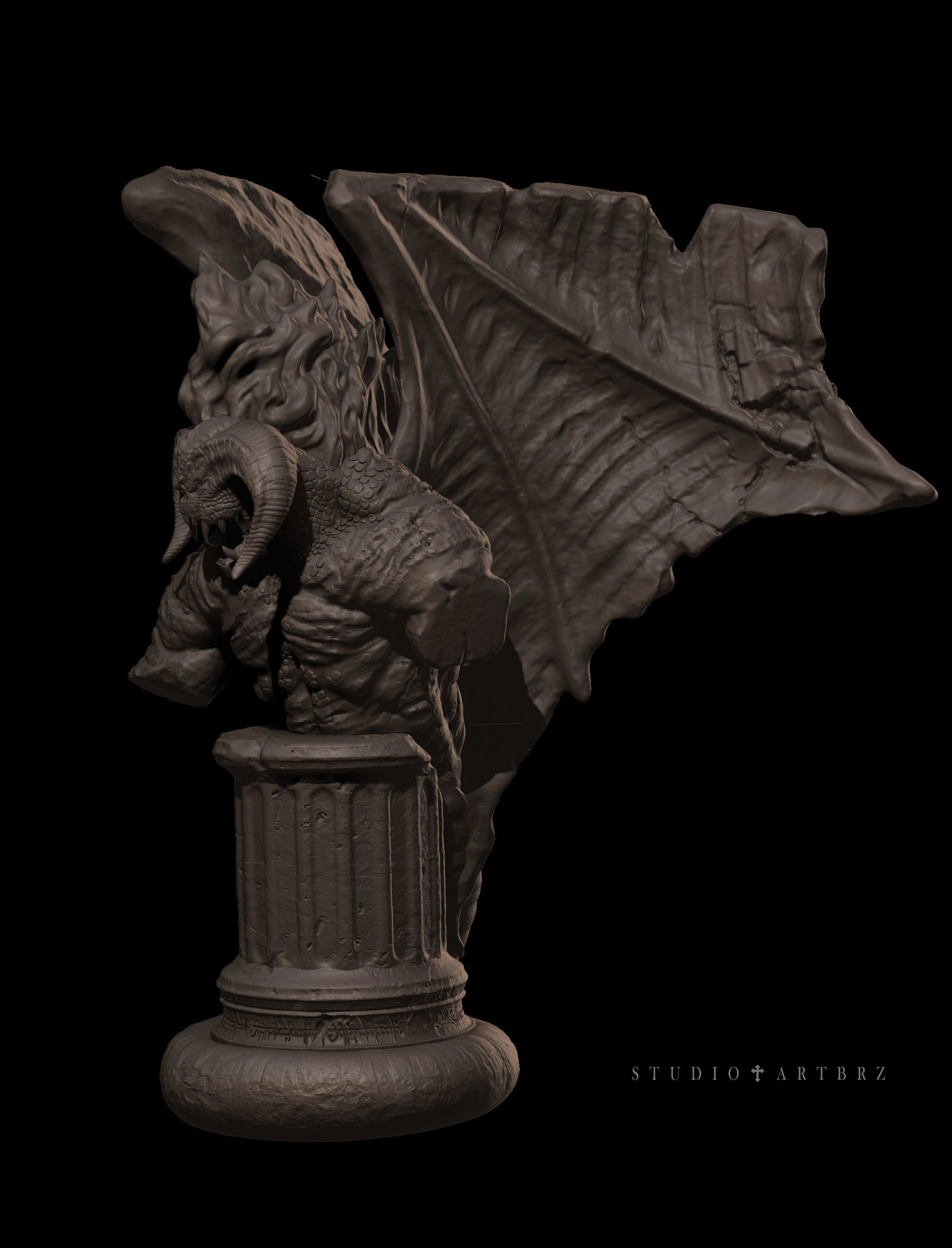Balrog Toten 3D print model_2