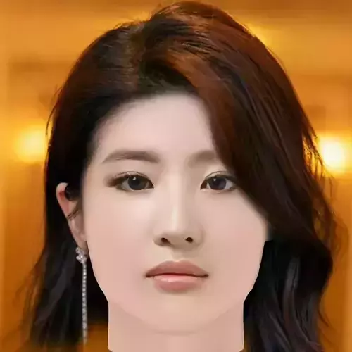 Crystal Liu - Liu Yi Fei  Head - No Hair  Low-poly 3D model