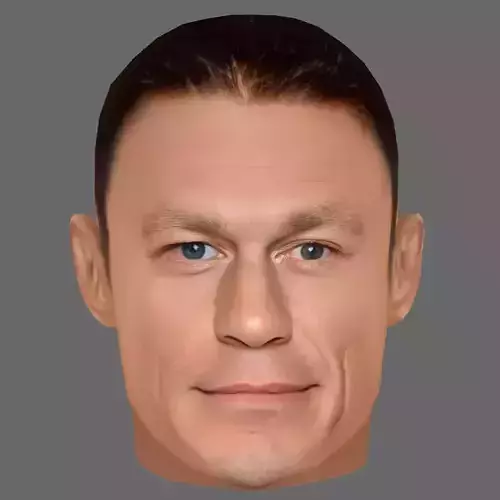 John Cena Head - Low poly head for game