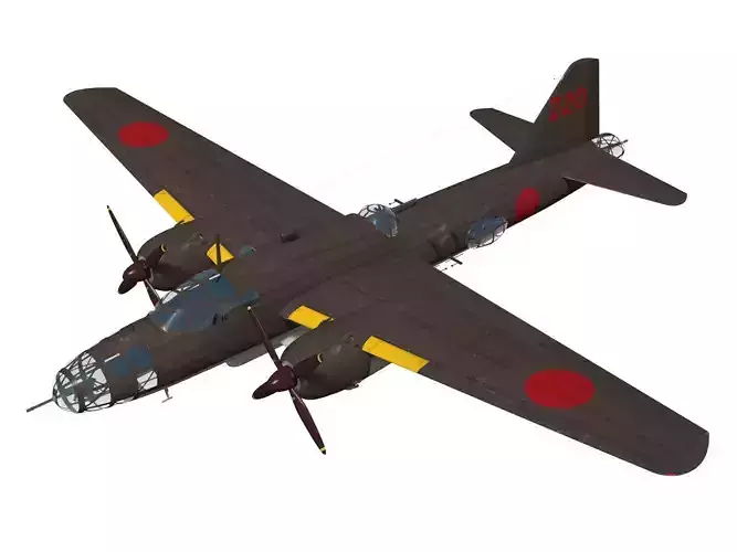 Ki67 Type4 heavy bomber Hiryu and i go model1 kou 