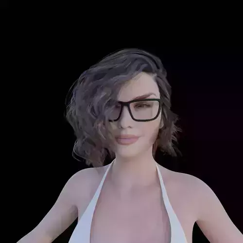 Sporty beautiful young woman