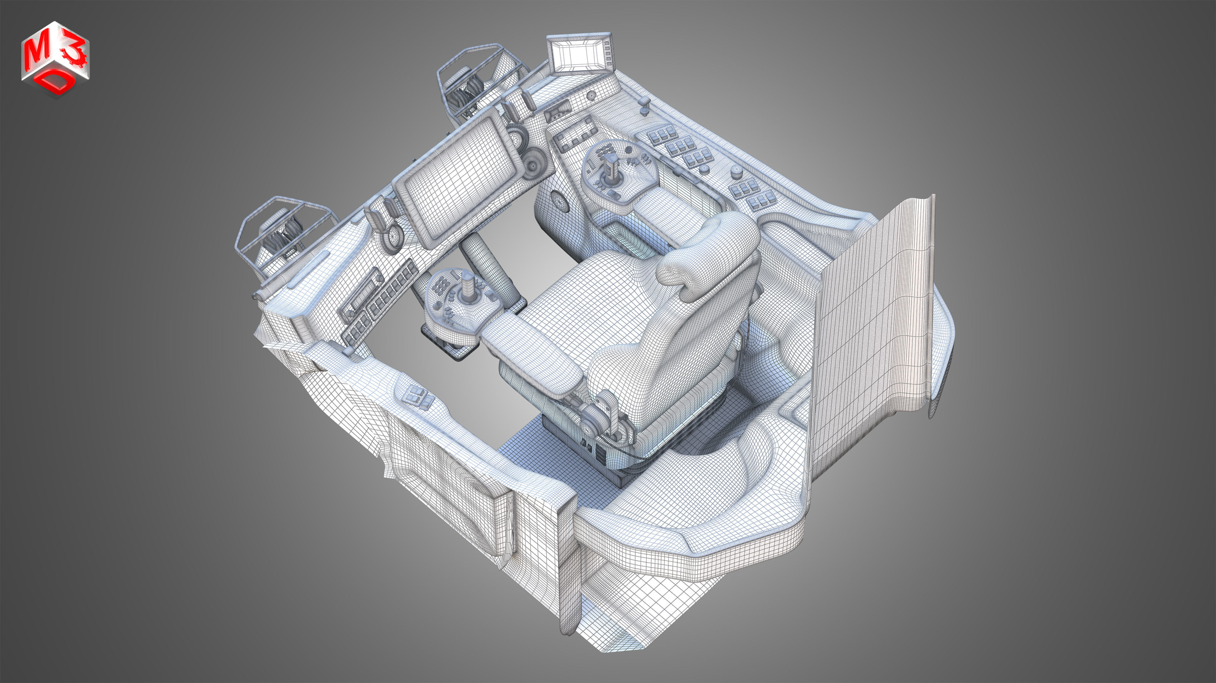 H21D Forestry Cabin 3D model_13