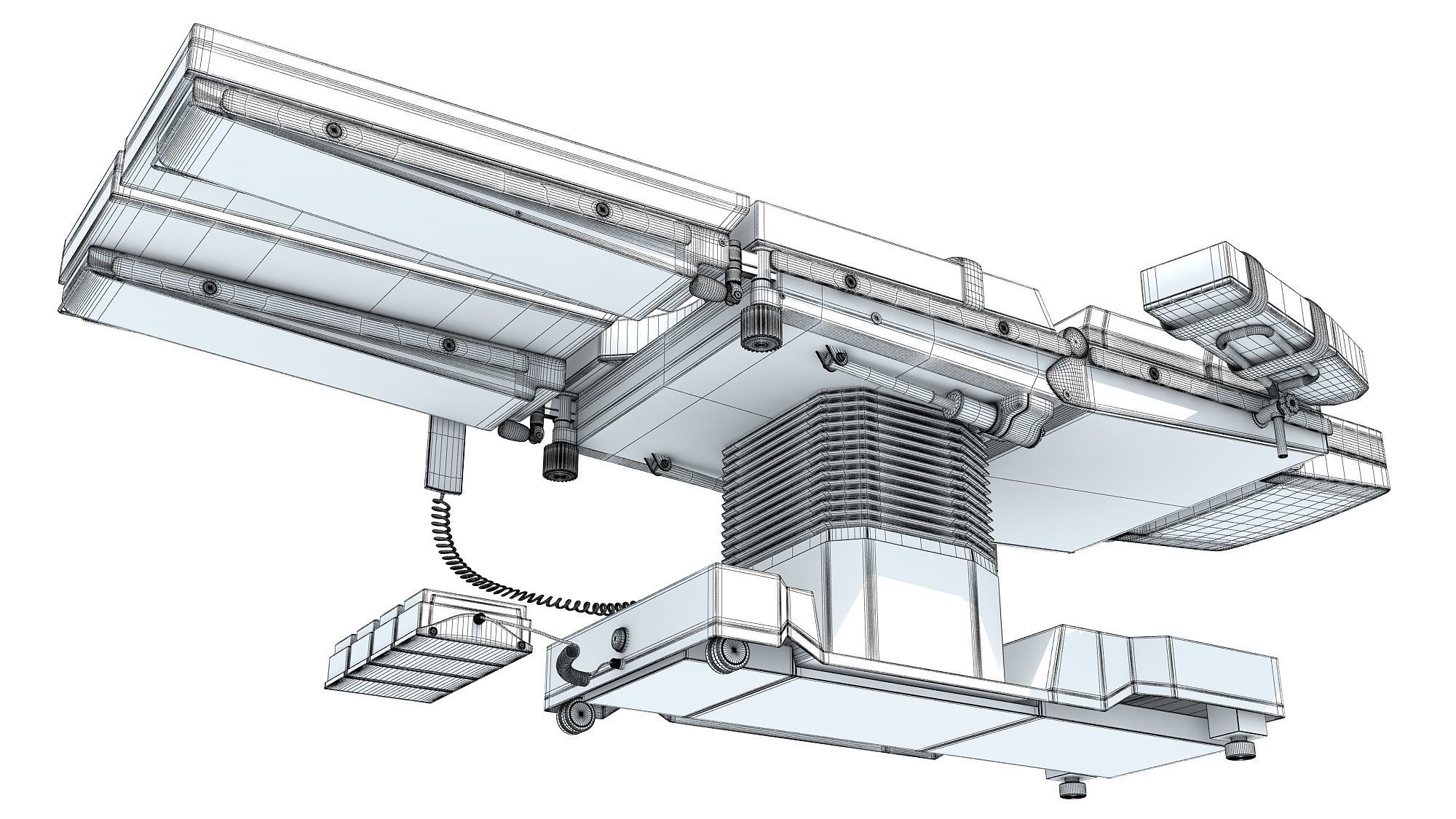 Operating Table Pose 2 3D model_15