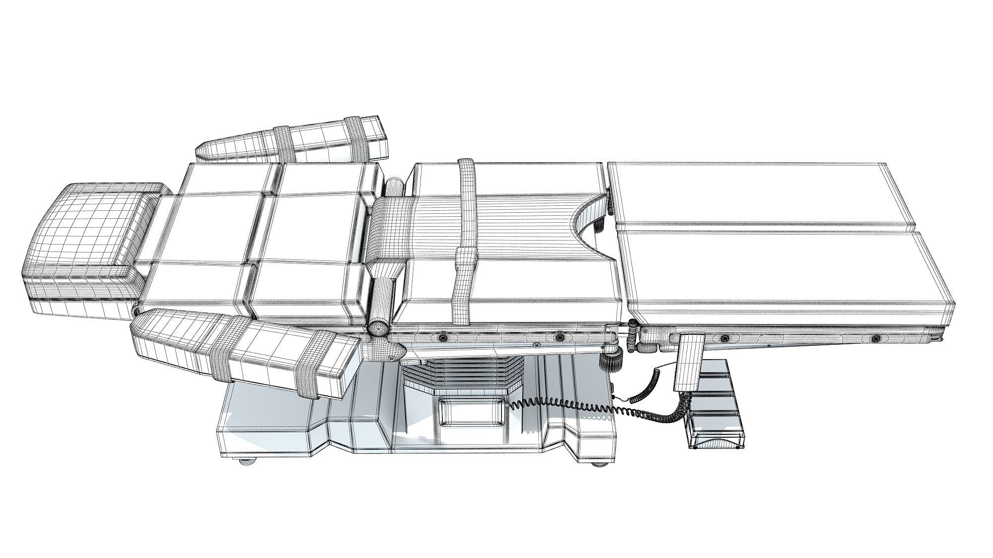 Operating Table Pose 2 3D model_14