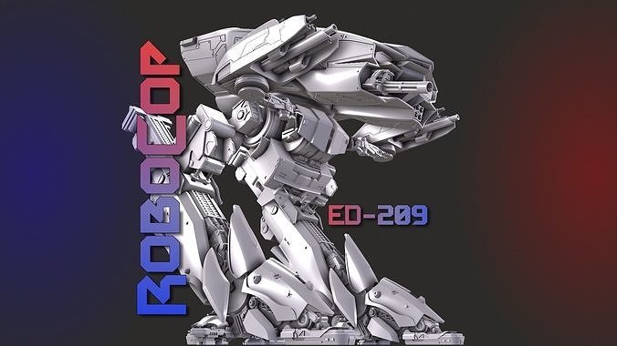 ROBOCOP ED 209  3D print model