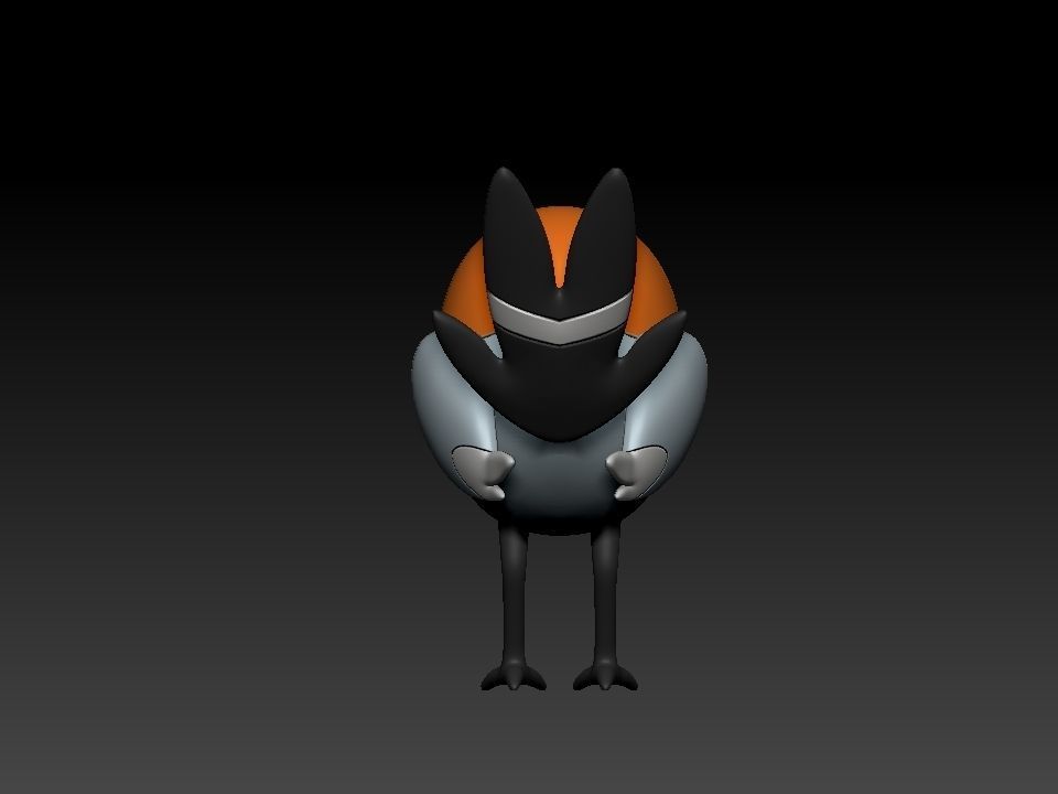 pokemon fletchling 3D model 3D printable | CGTrader