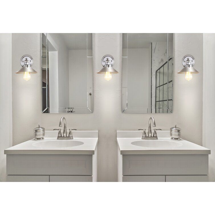 Flandria Light Chrome Bath Sconce 3D model_10