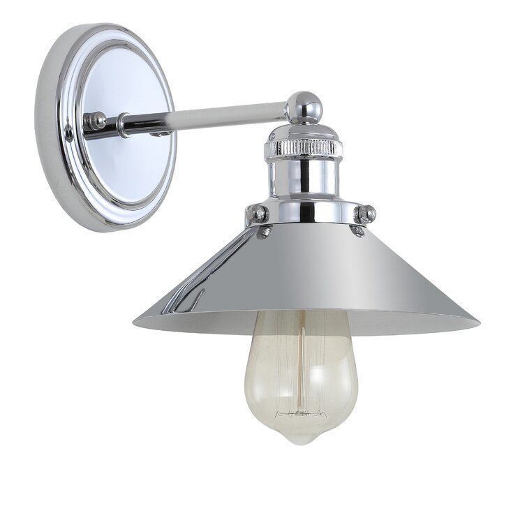 Flandria Light Chrome Bath Sconce 3D model_5