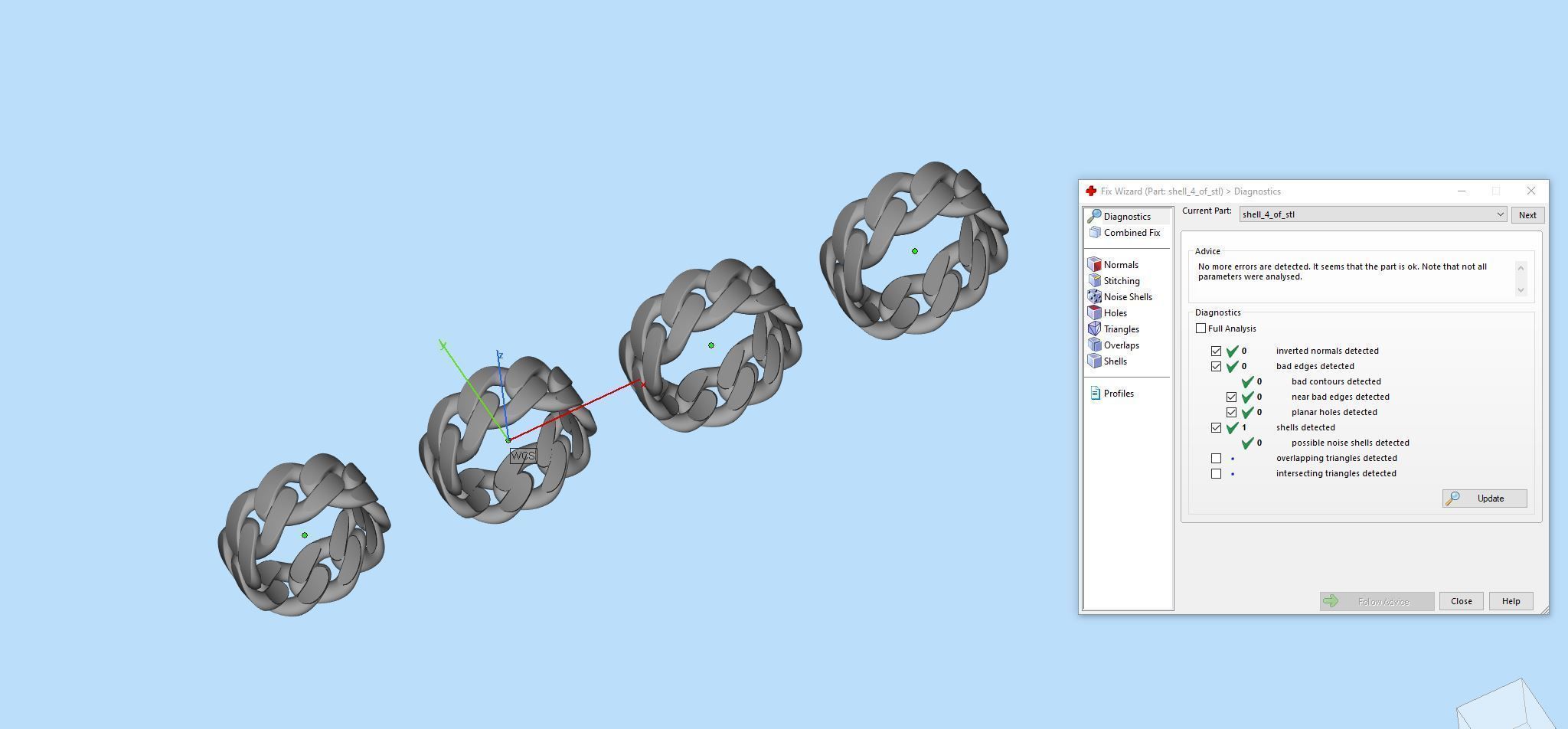 Medium Cuban Ring Option 2 3D print model_14