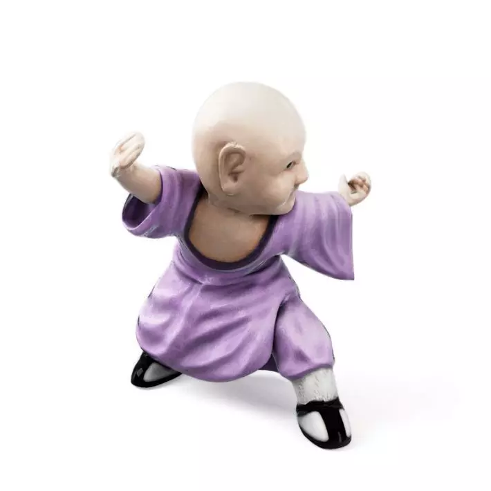 Purple Robed Monk 3D model_0