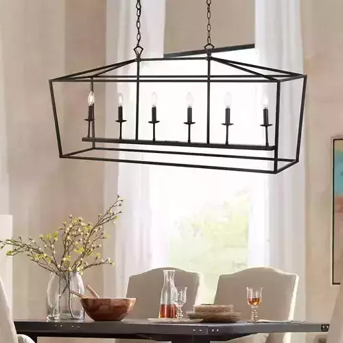 Maggiemae Light Kitchen Island Linear Pendant