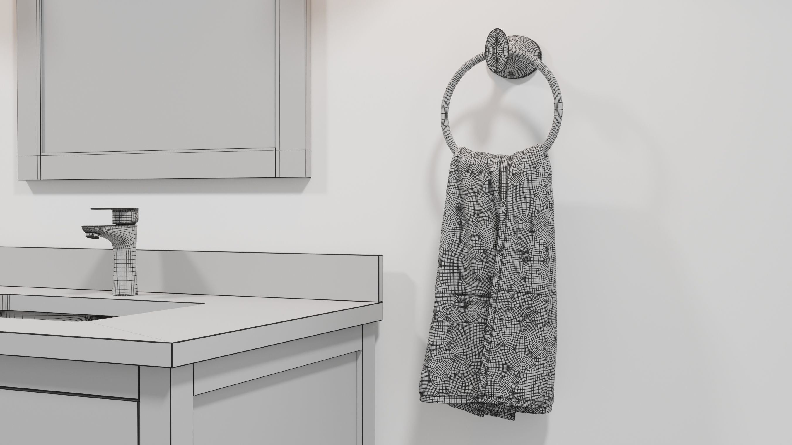 OVE Brookside 36 Fu Yuan Wax Pine 3D model_7