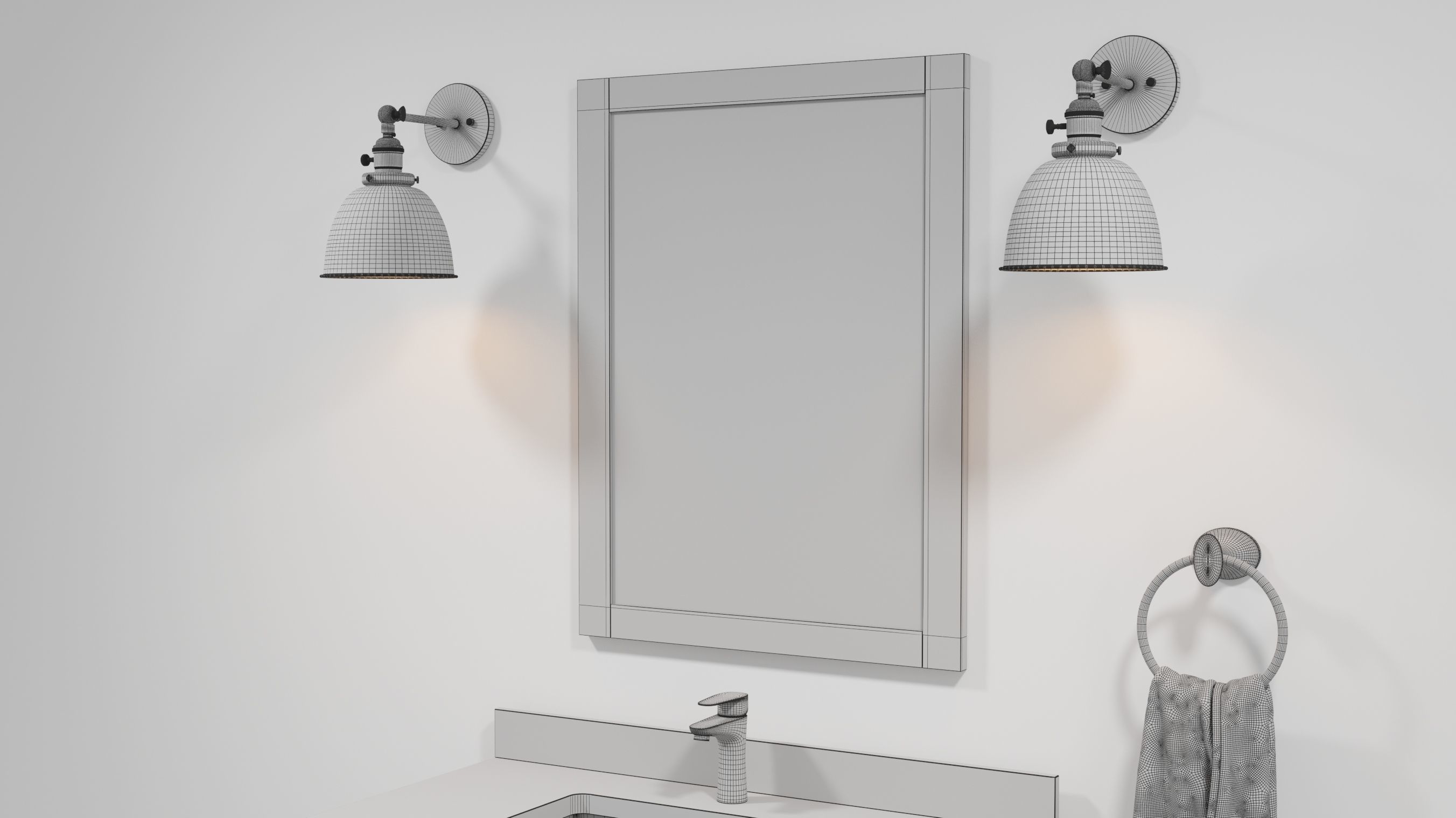 OVE Brookside 36 Fu Yuan Wax Pine 3D model_13