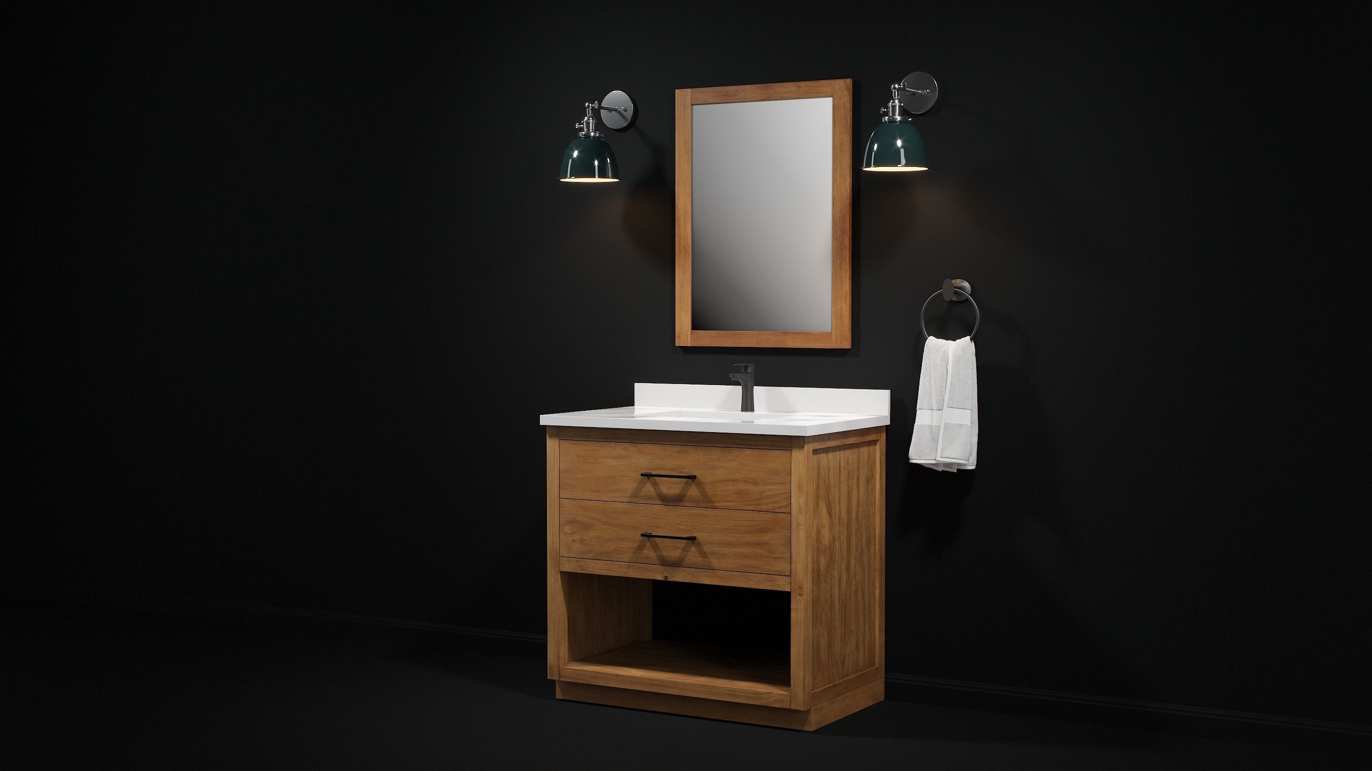 OVE Brookside 36 Fu Yuan Wax Pine 3D model_2