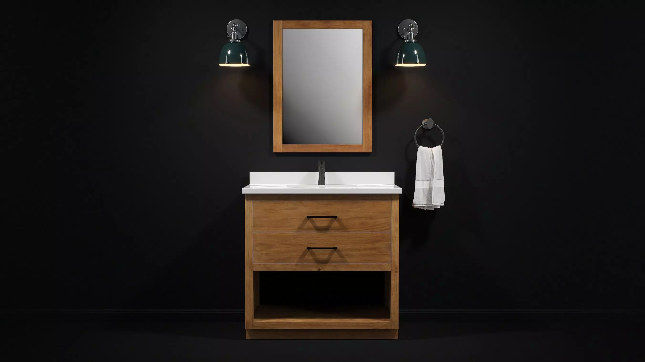 OVE Brookside 36 Fu Yuan Wax Pine 3D model_0