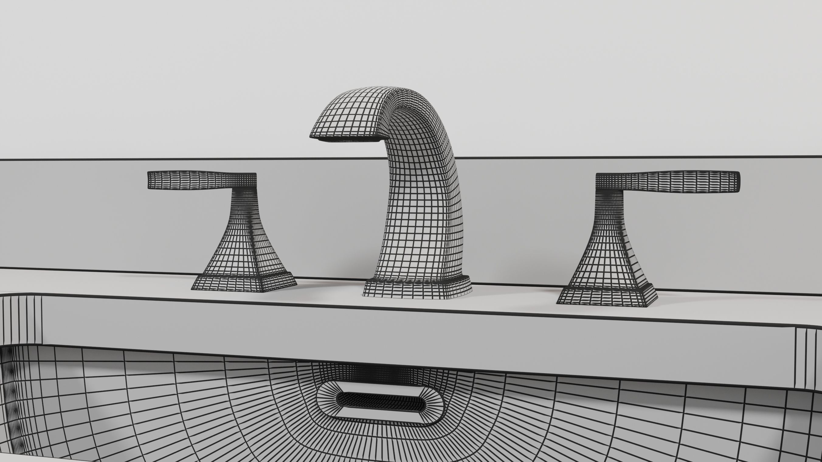 OVE Brookside 48 Fu Yuan Wax Pine 3D model_9