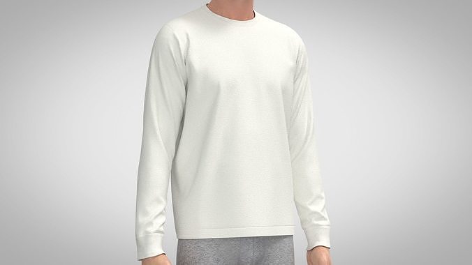 Long Sleeve T-Shirt 3D model
