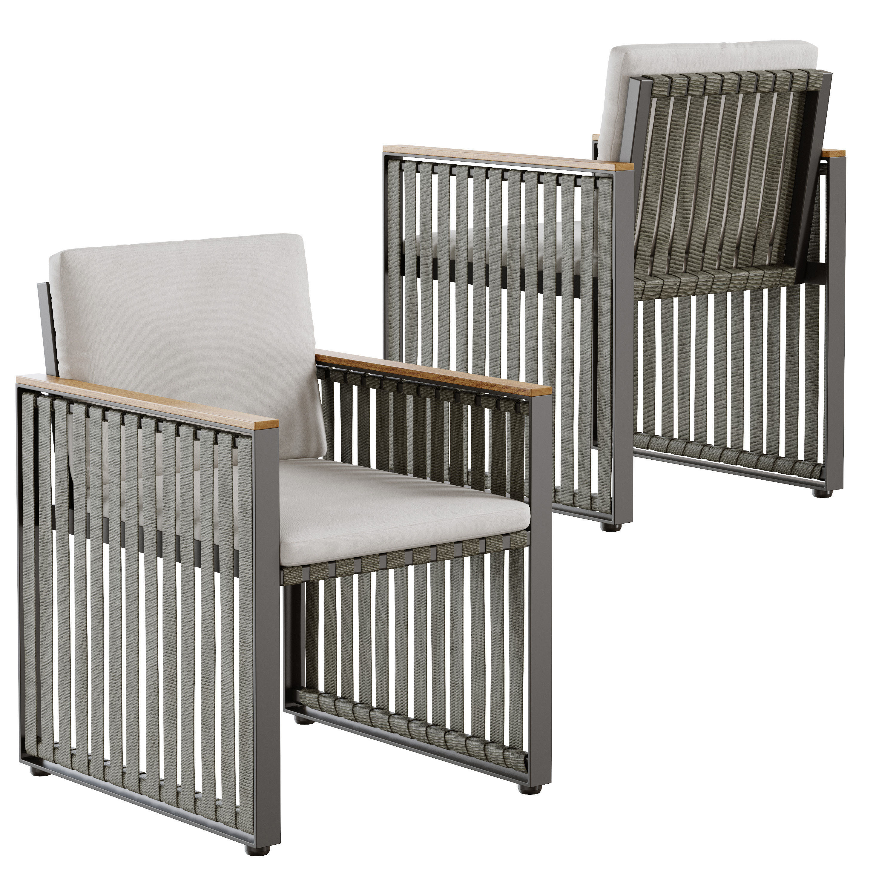 skyline design horizon dining set 2 3D model_2