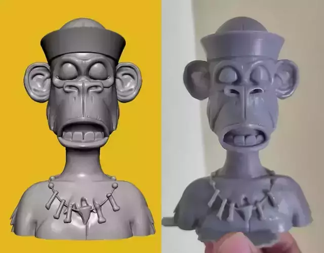 ape nft 6 3D print model