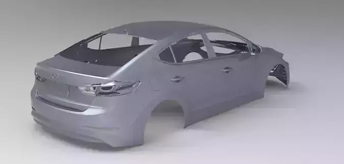 2017 HYUNDAI ELANTRA SE 3d scanned model