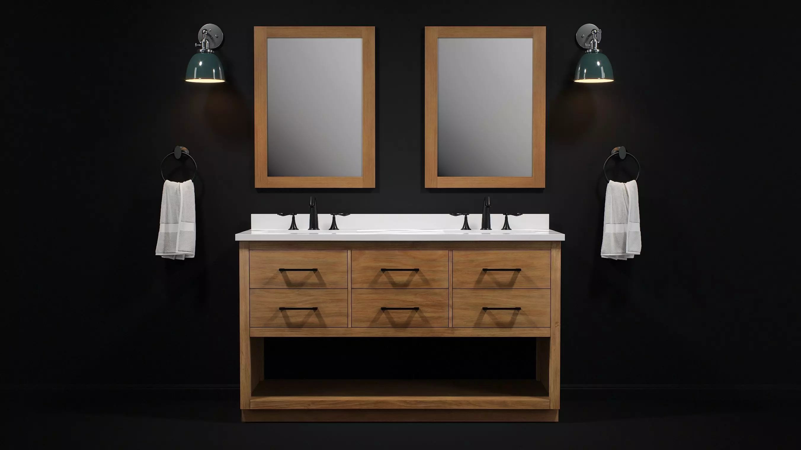 OVE Brookside 60 Fu Yuan Wax Pine 3D model_0