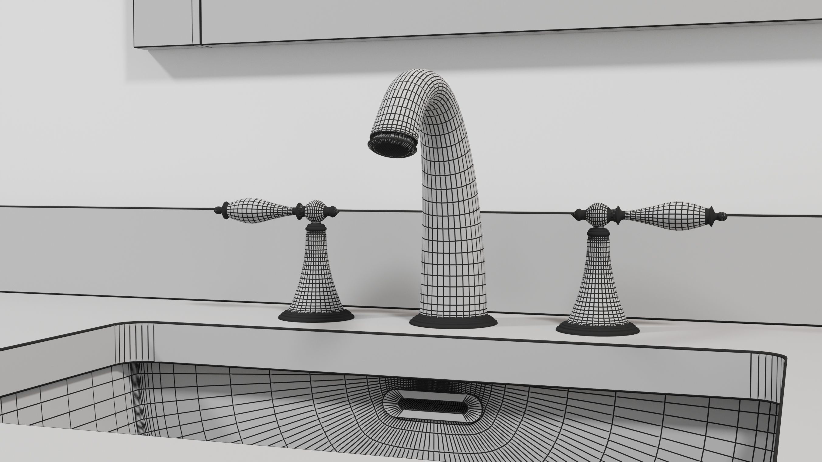 OVE Brookside 60 Fu Yuan Wax Pine 3D model_9