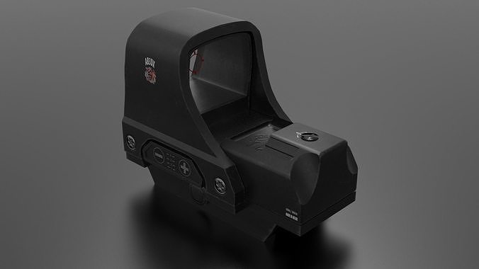Holosun 510C Gen1 Low-poly 3D model