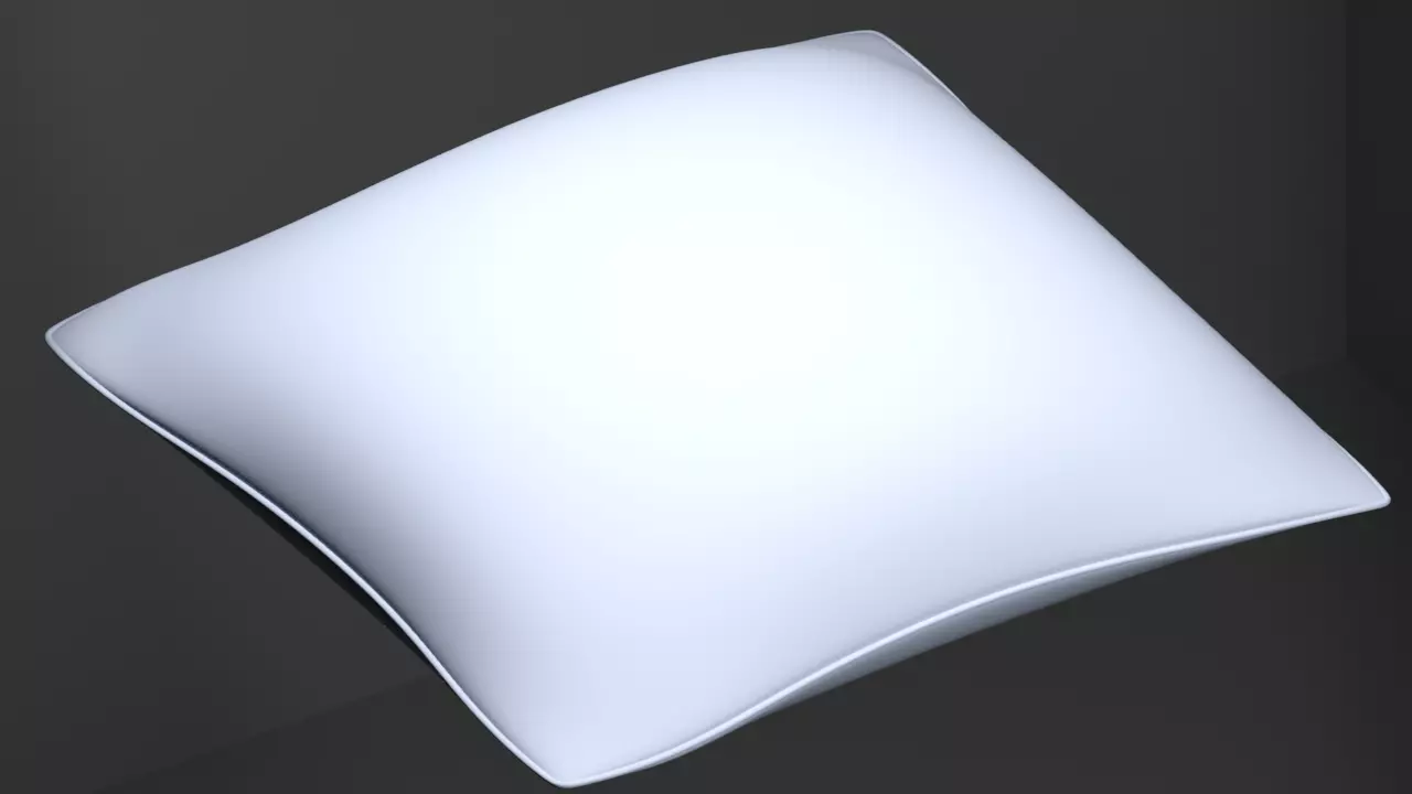 Pillow square lamp Free 3D model_0