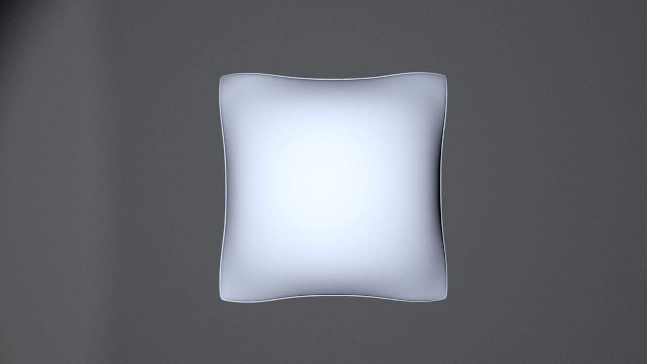 Pillow square lamp Free 3D model_2
