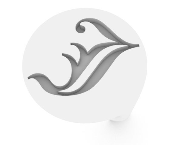 j classic alphabet ring stl verified 3D print model_2