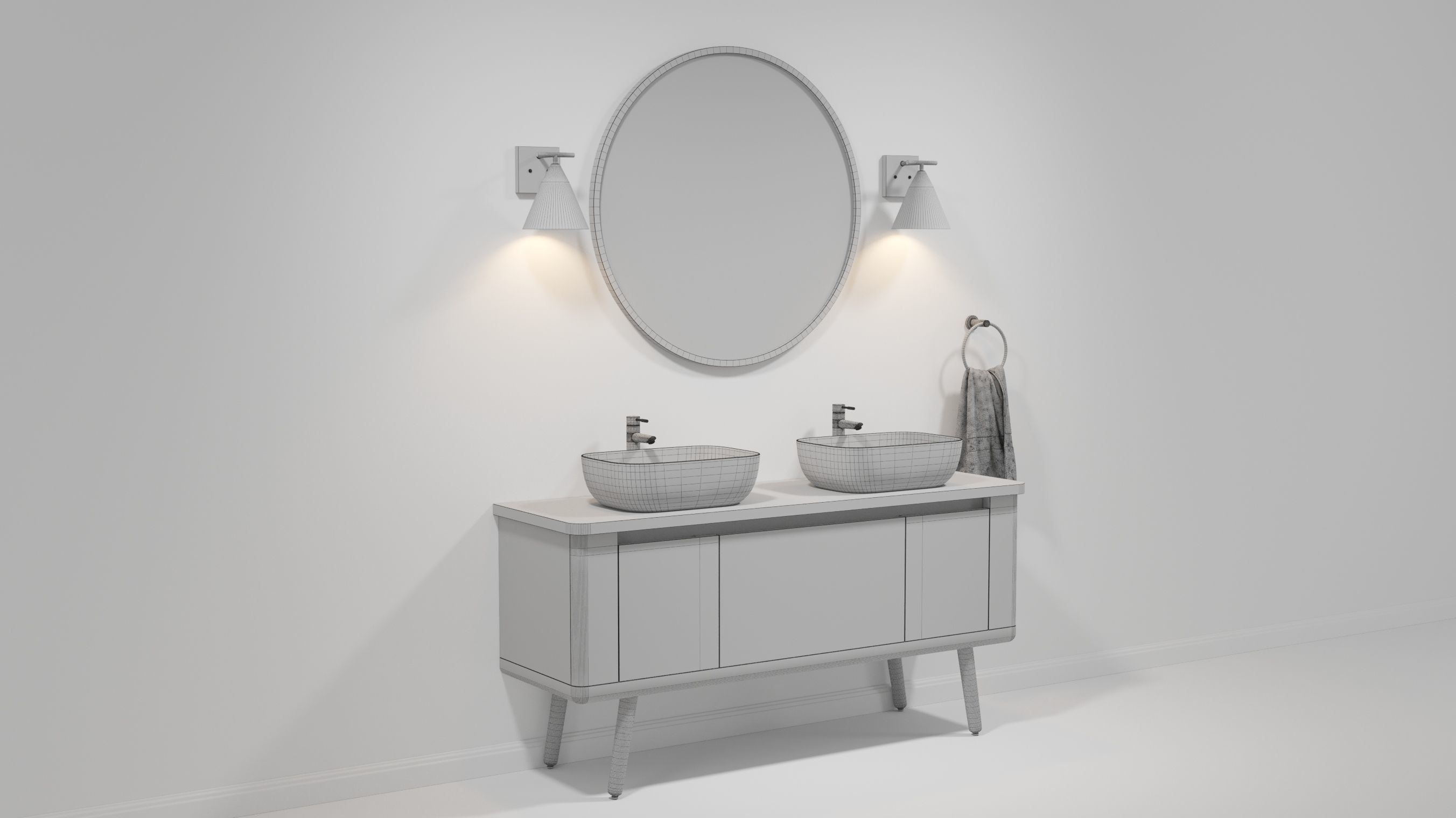 OVE Contrell 60 Spring Green 3D model_15