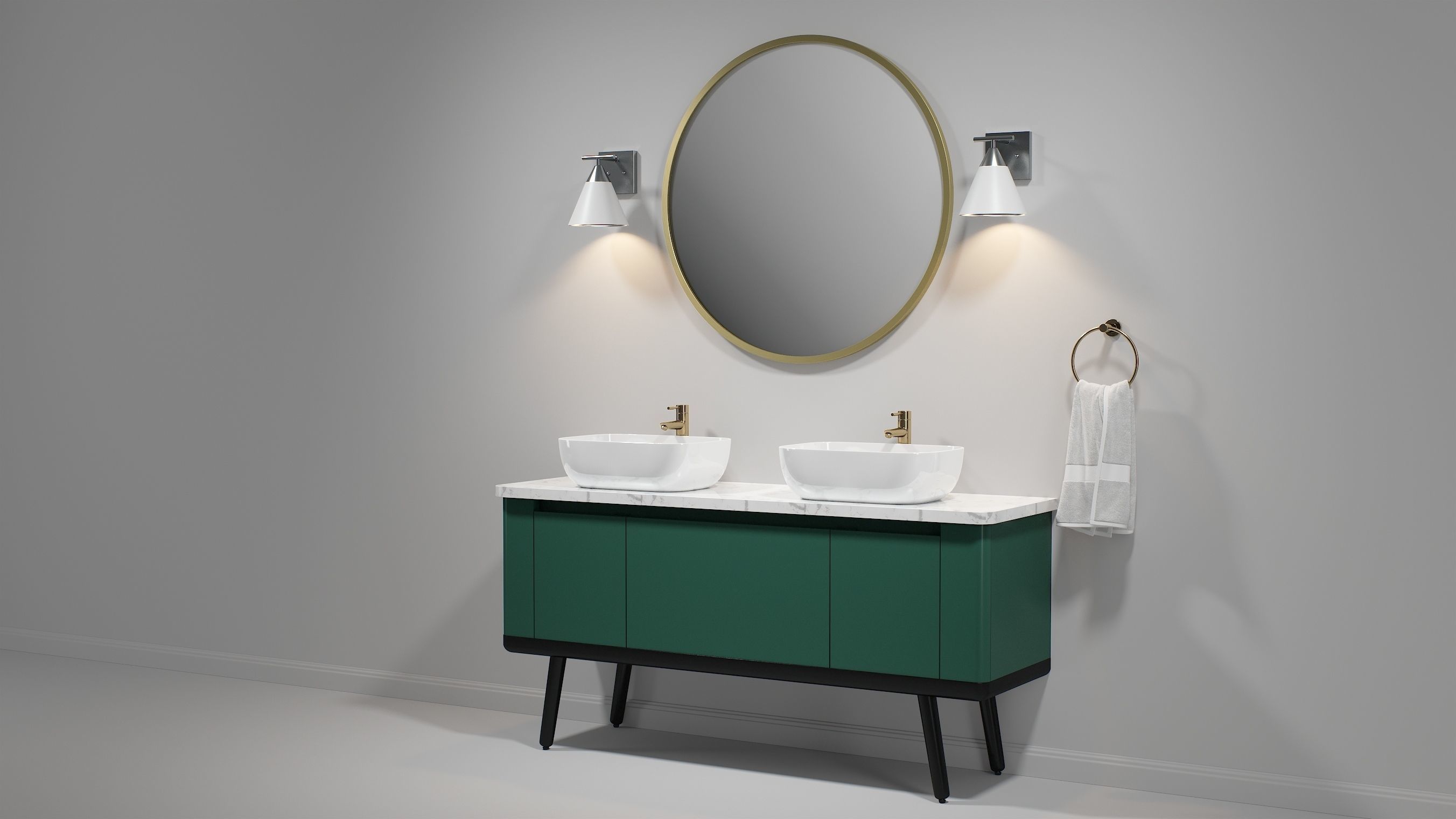 OVE Contrell 60 Spring Green 3D model_2