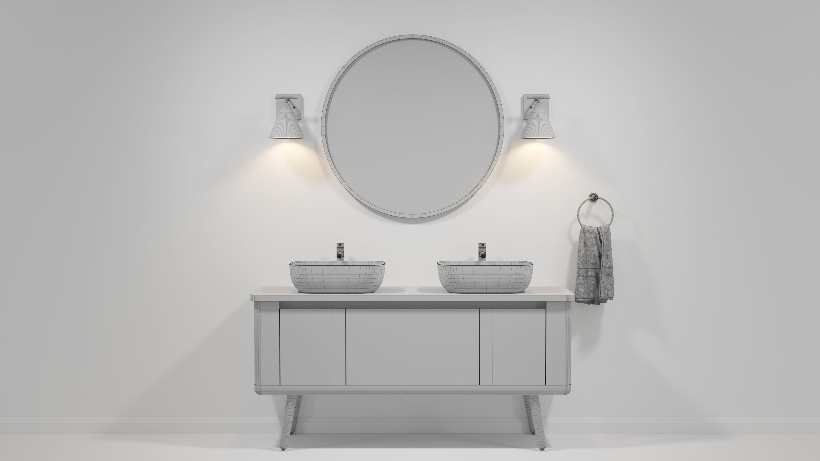 OVE Contrell 60 Spring Green 3D model_1