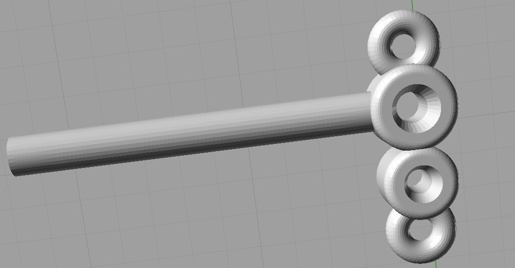 CG336 elegant diamond pendant gold 3D print model_2