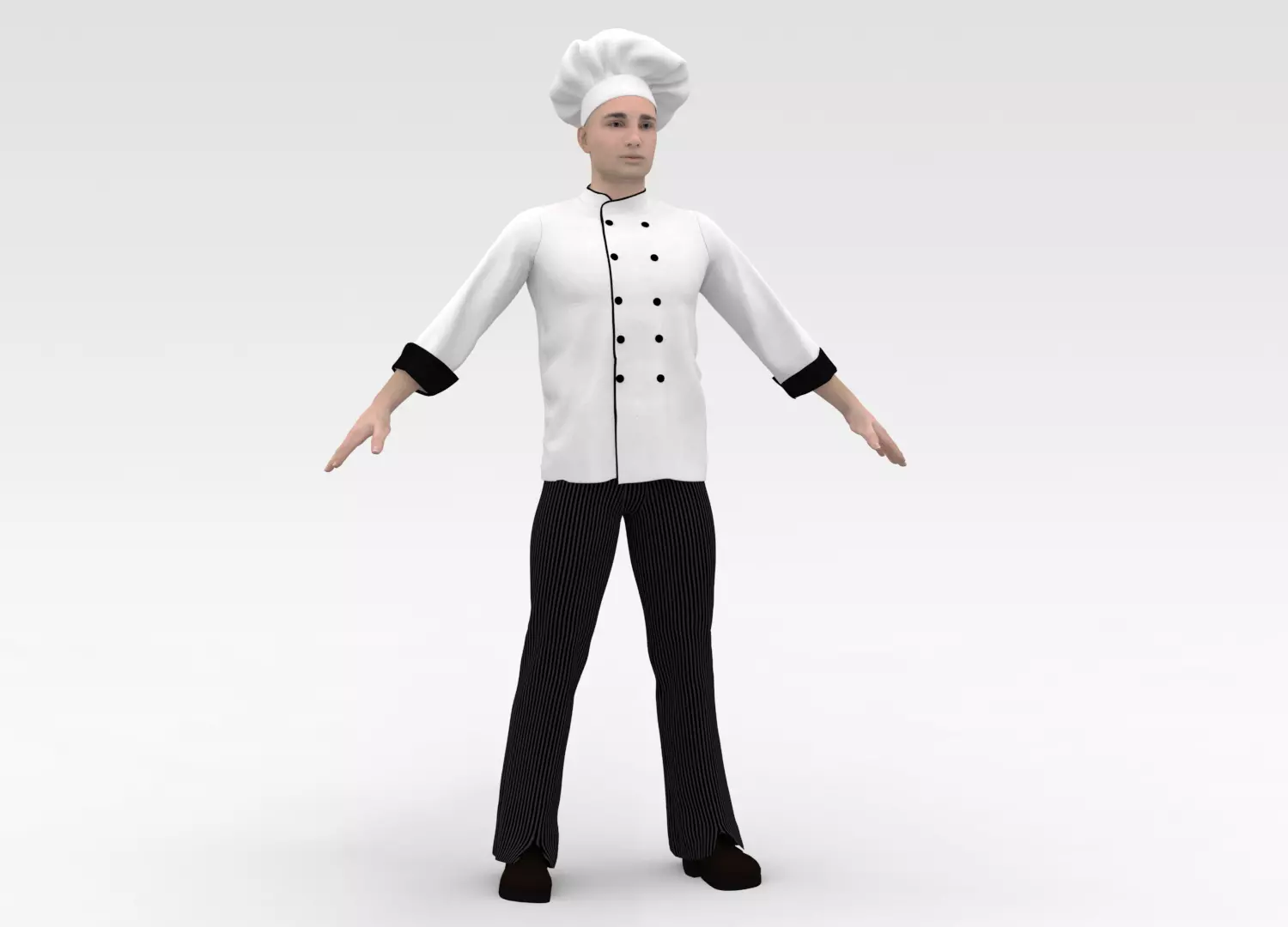 Hotel Chef 3D model