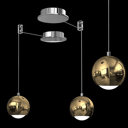Spider Lamp 1 3D model