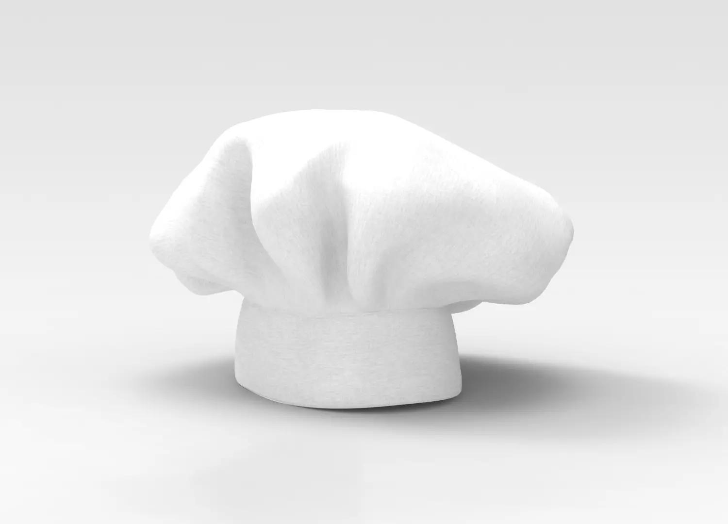 Chef hat 3D model