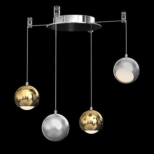 Spider Lamp 4 3D model