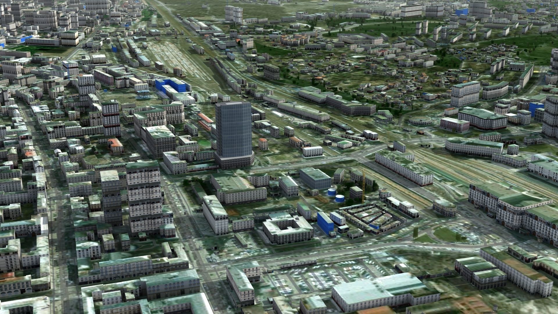 Kyiv City Ukraine Low-poly 3D model_24