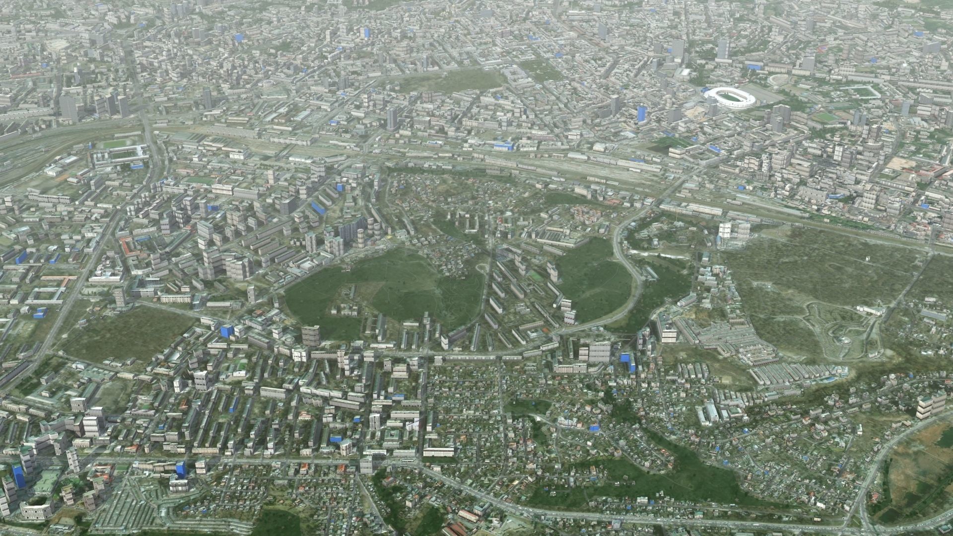 Kyiv City Ukraine Low-poly 3D model_17