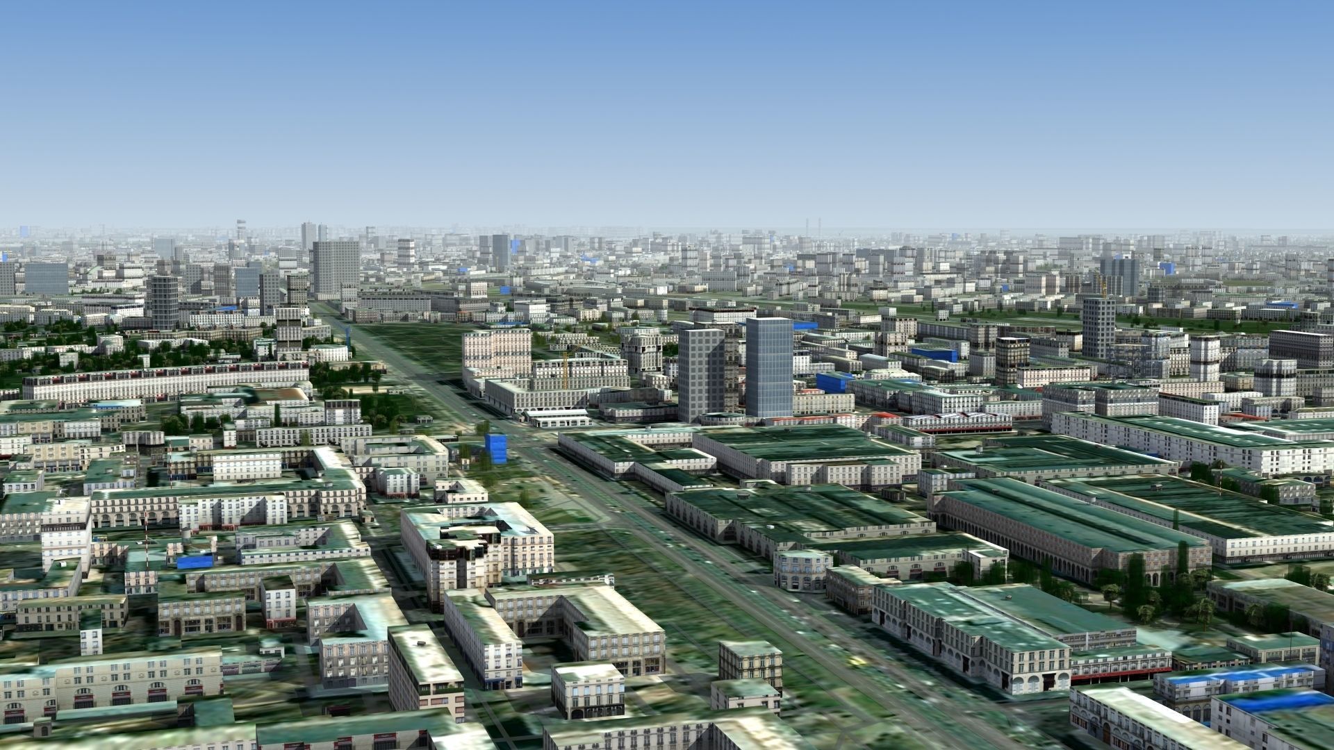 Kyiv City Ukraine Low-poly 3D model_13