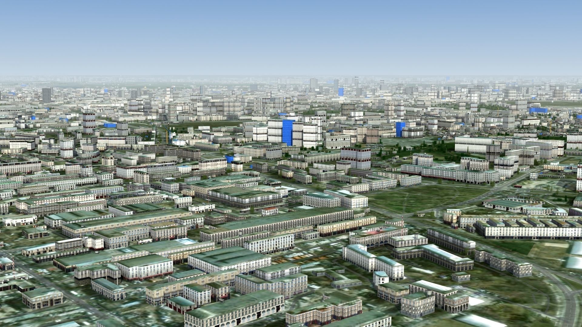 Kyiv City Ukraine Low-poly 3D model_15