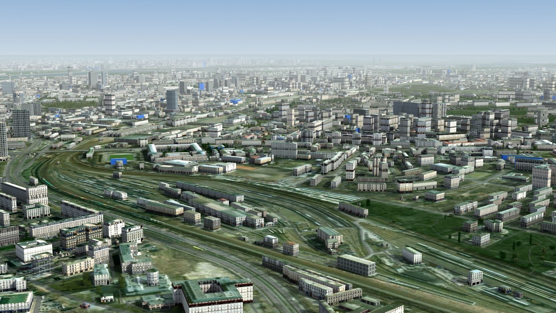 Kyiv City Ukraine Low-poly 3D model_21