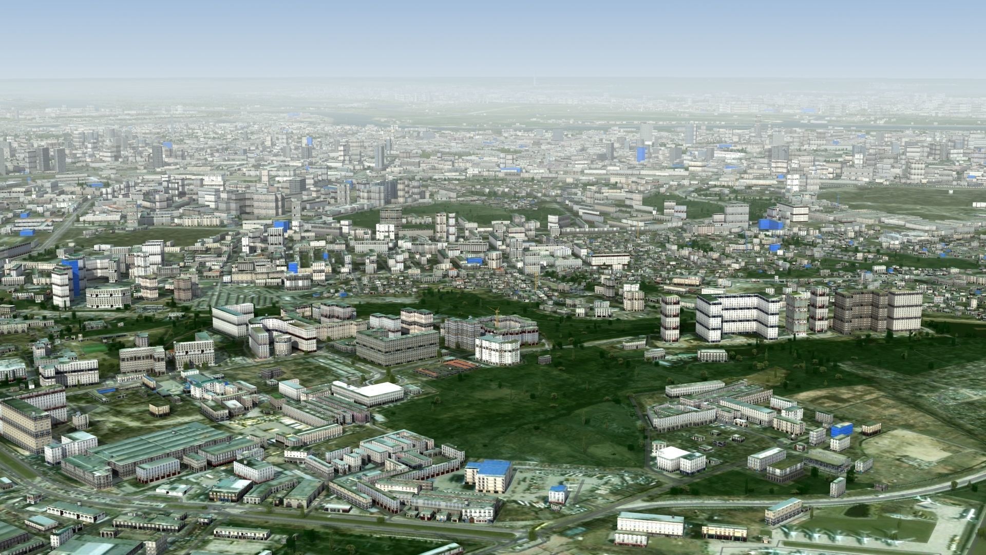 Kyiv City Ukraine Low-poly 3D model_14