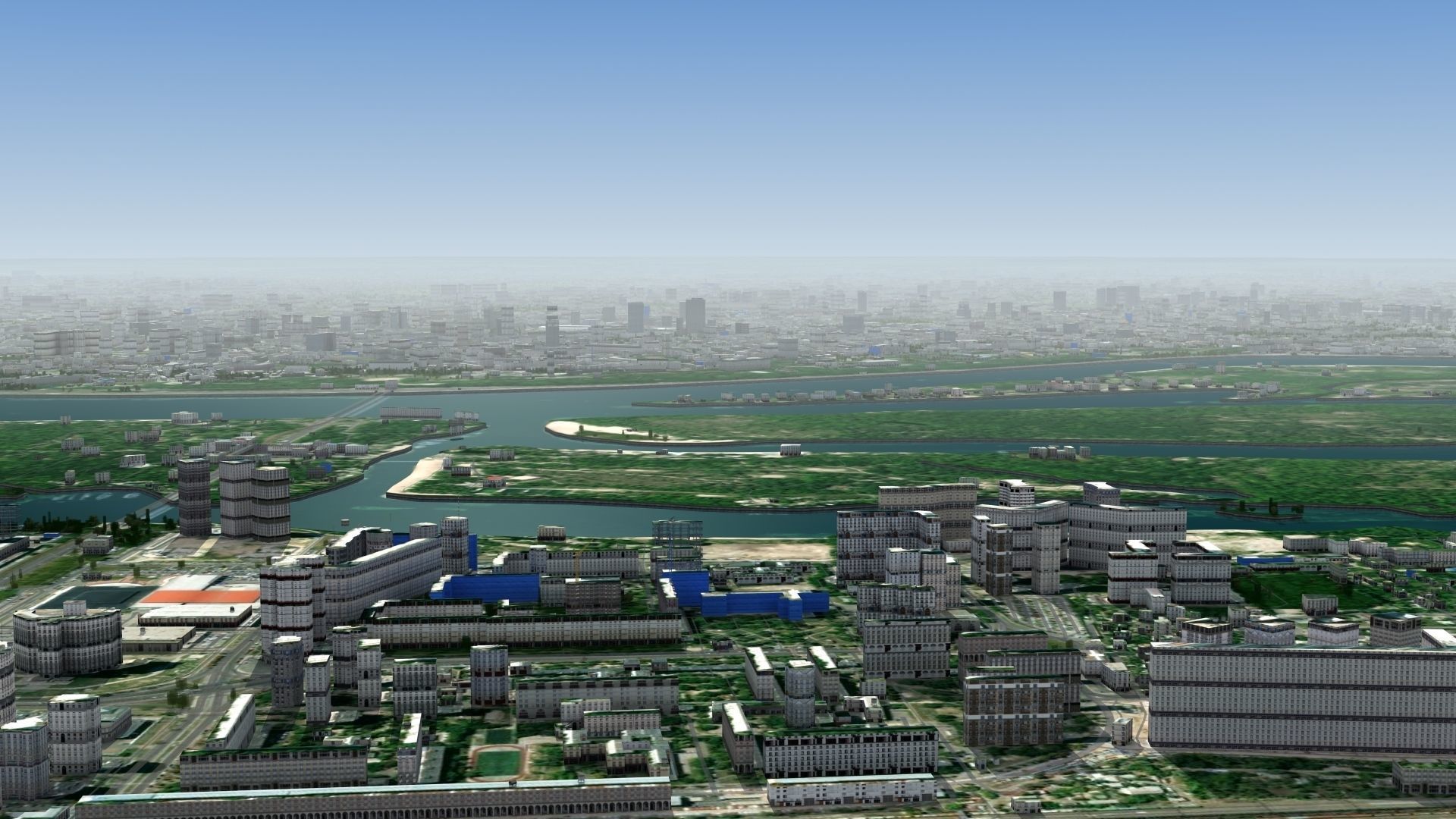 Kyiv City Ukraine Low-poly 3D model_20