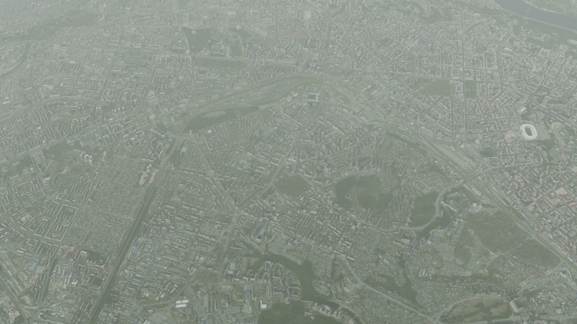 Kyiv City Ukraine Low-poly 3D model_26