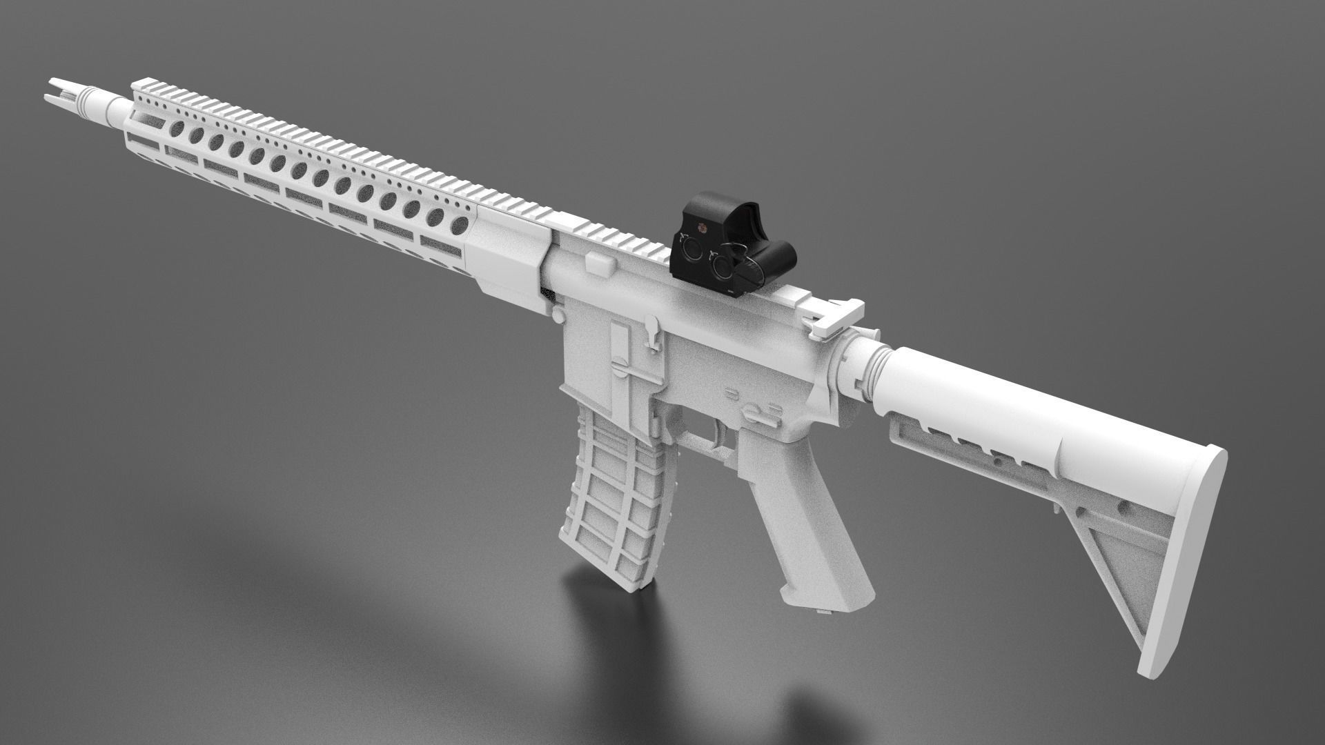 EOtech XPS 3 Low-poly 3D model_5