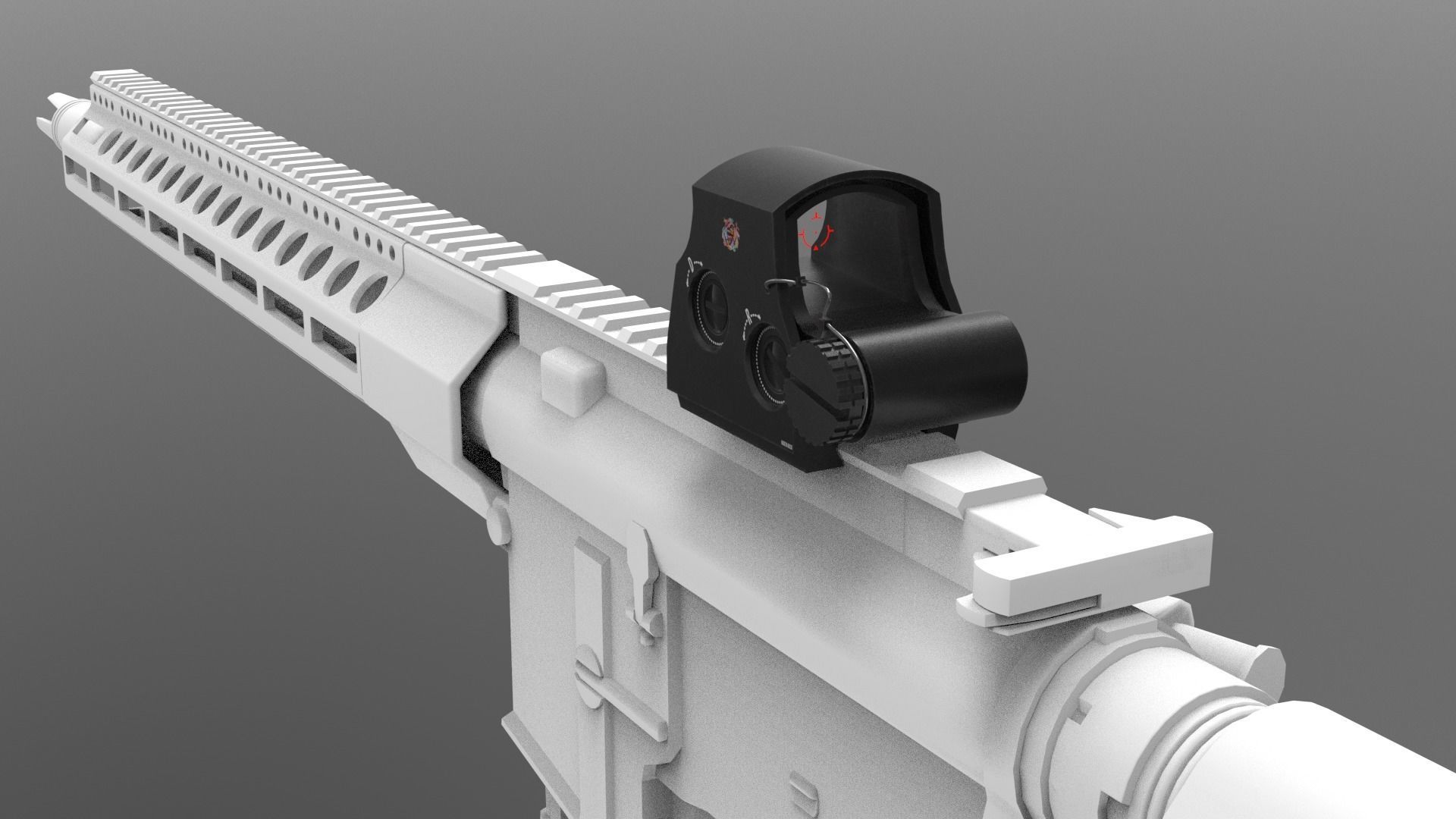 EOtech XPS 3 Low-poly 3D model_6