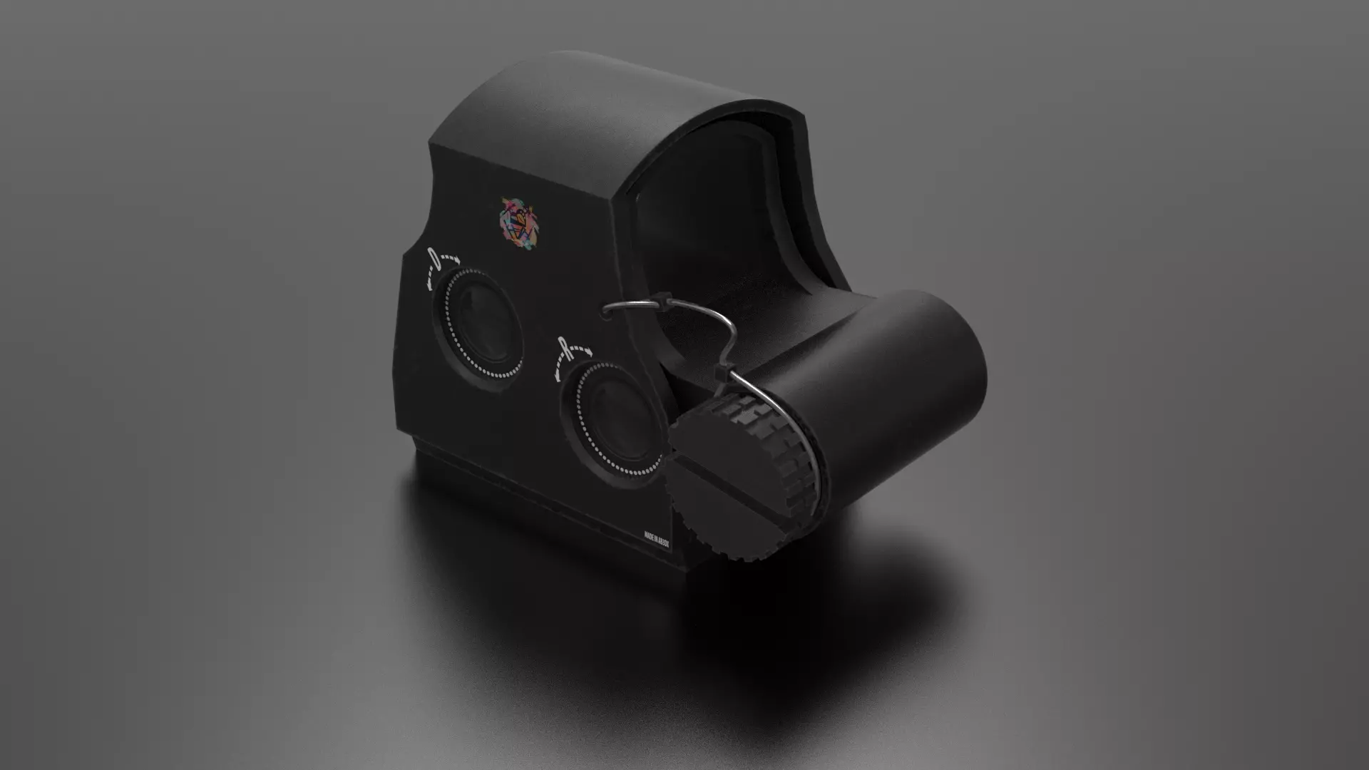 EOtech XPS 3 Low-poly 3D model_0